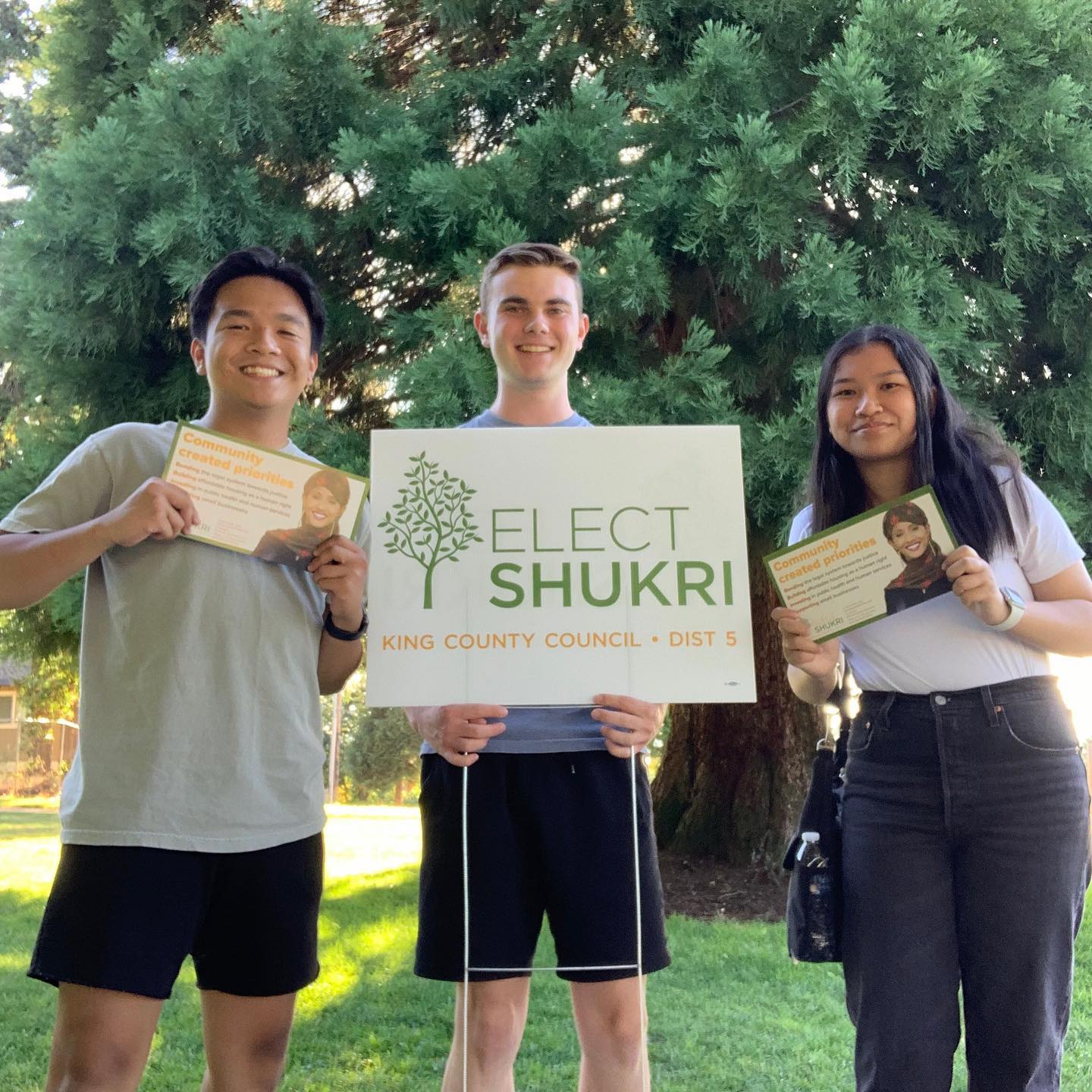 group of volunteers